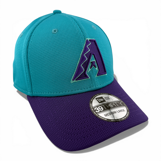 New Era Arizona Diamondbacks MLB Batting Practice Alt Teal 39Thirty Flex Fit Hat