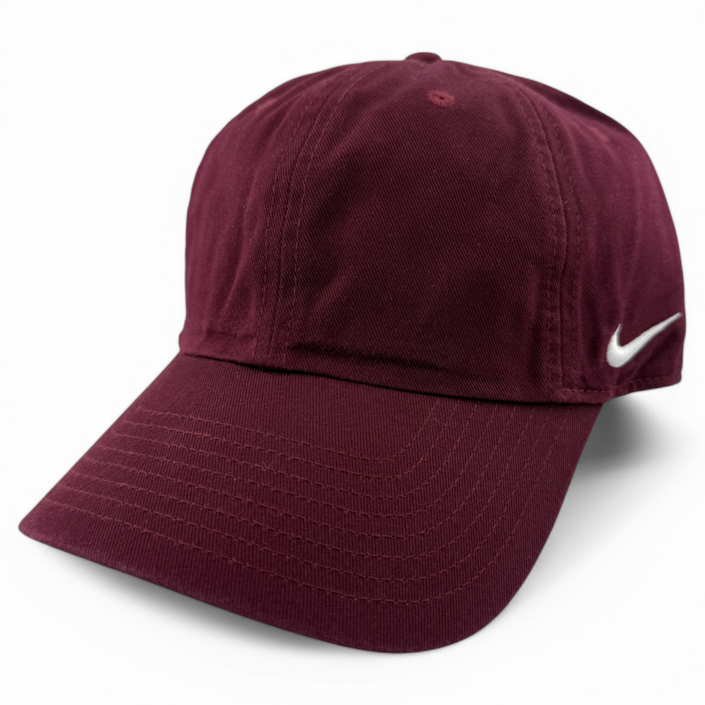 Nike Heritage 86 Team Dark Maroon BLANK 4 CUSTOMS 102699-669 Adjustable Dad Hat