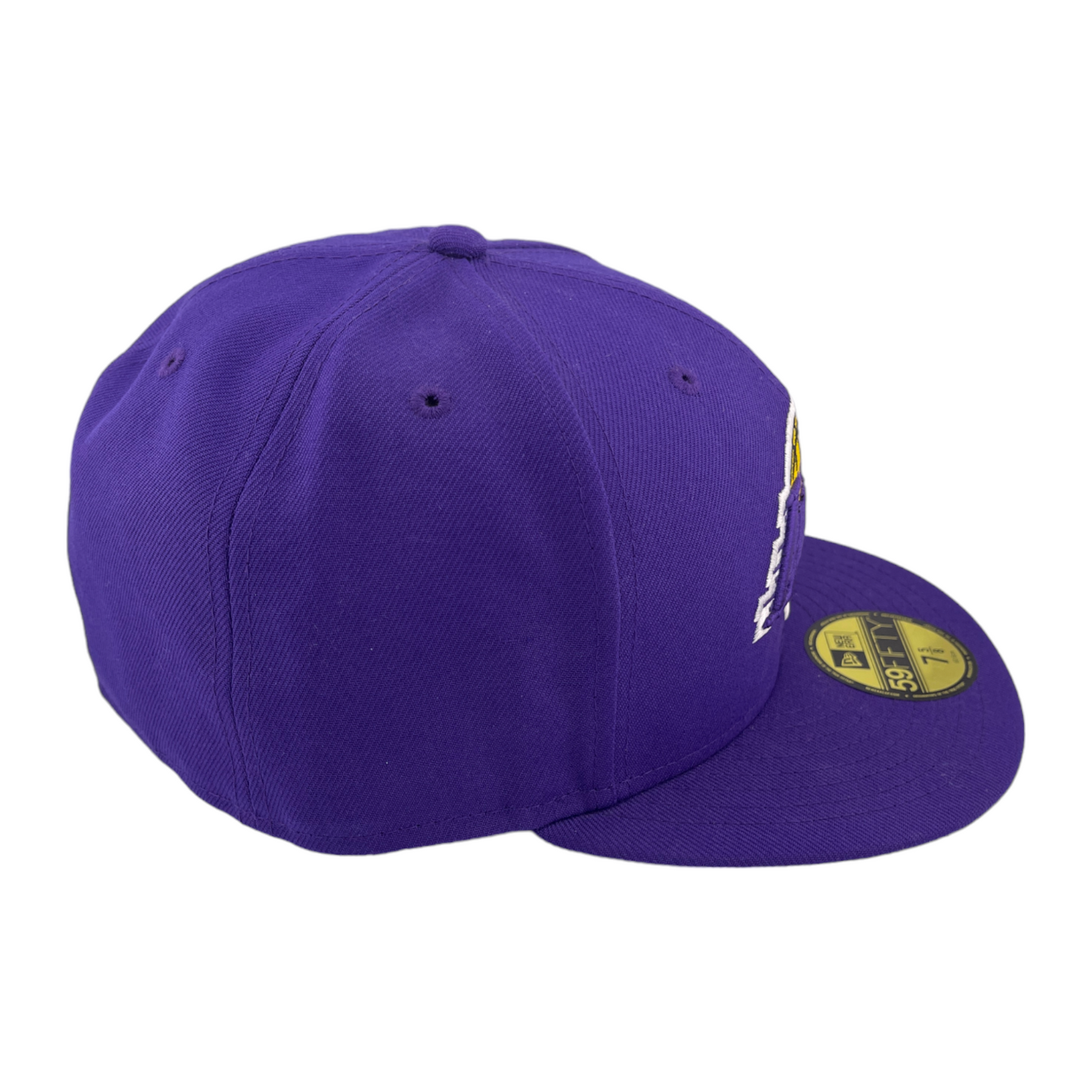 New Era Los Angeles Lakers Team Colors Purple/Grey UV NBA 59Fifty Fitted Hat Cap