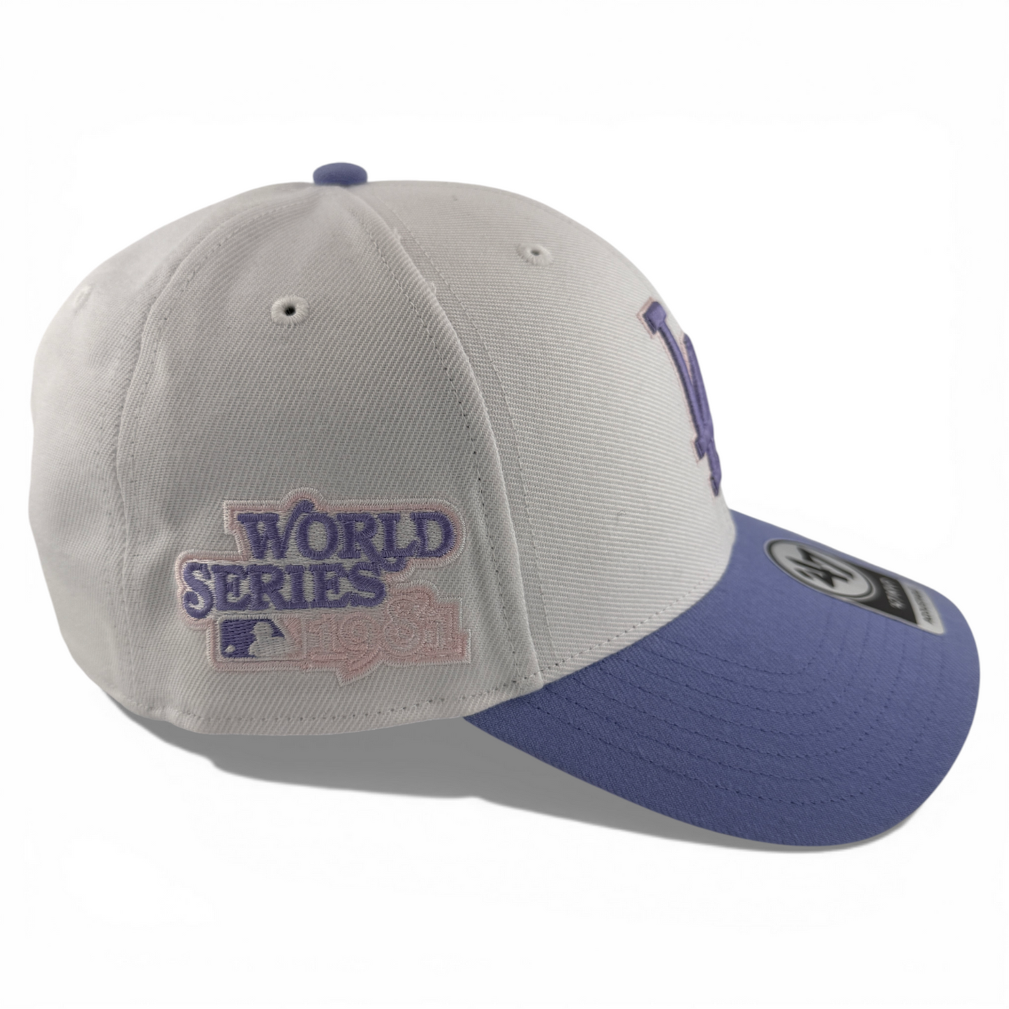'47 Brand Los Angeles Dodgers MLB Lavender Purple MVP Snapback Adjustable Hat