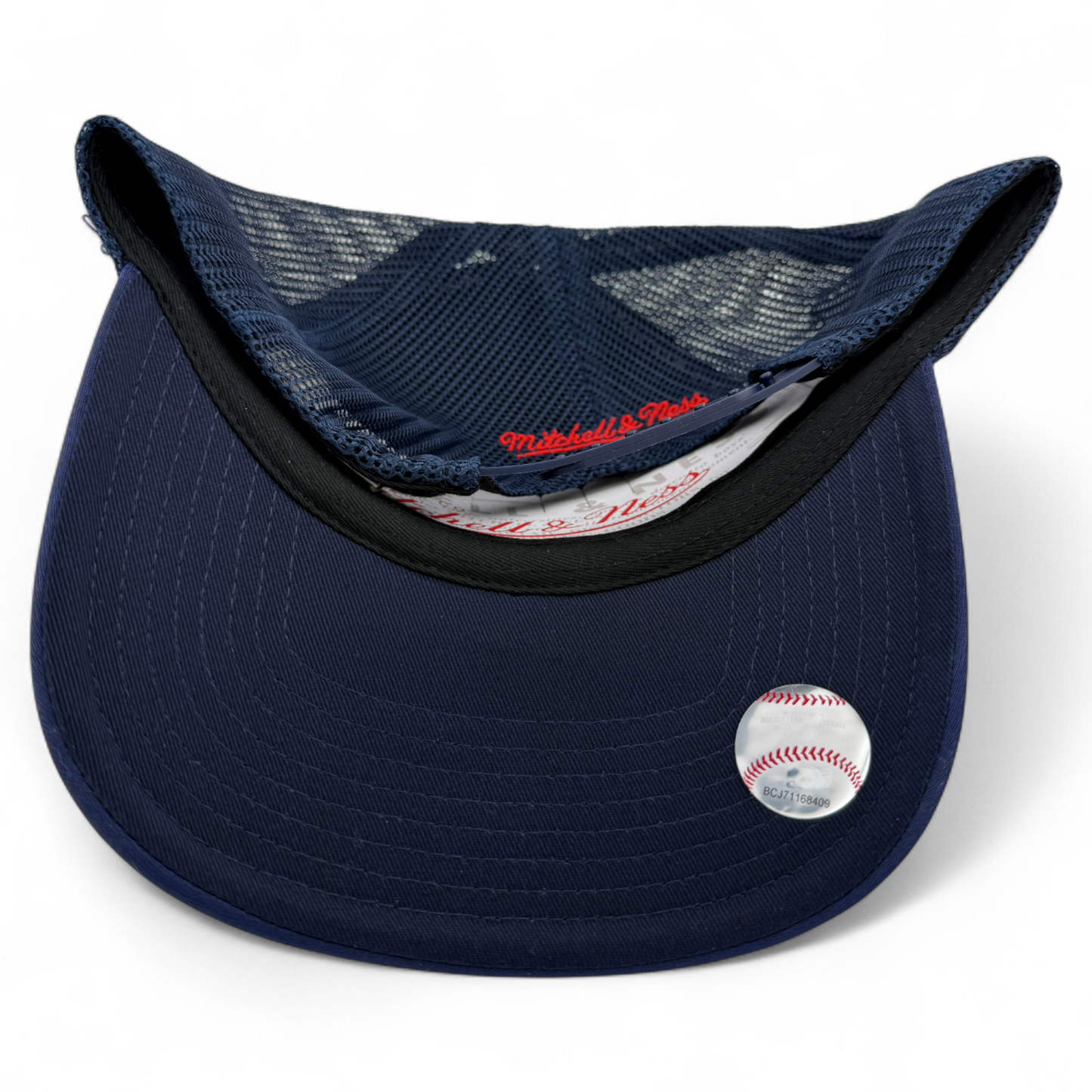 Mitchell & Ness Los Angeles Angels MLB Foam Trucker A-Frame Snapback Adjustable