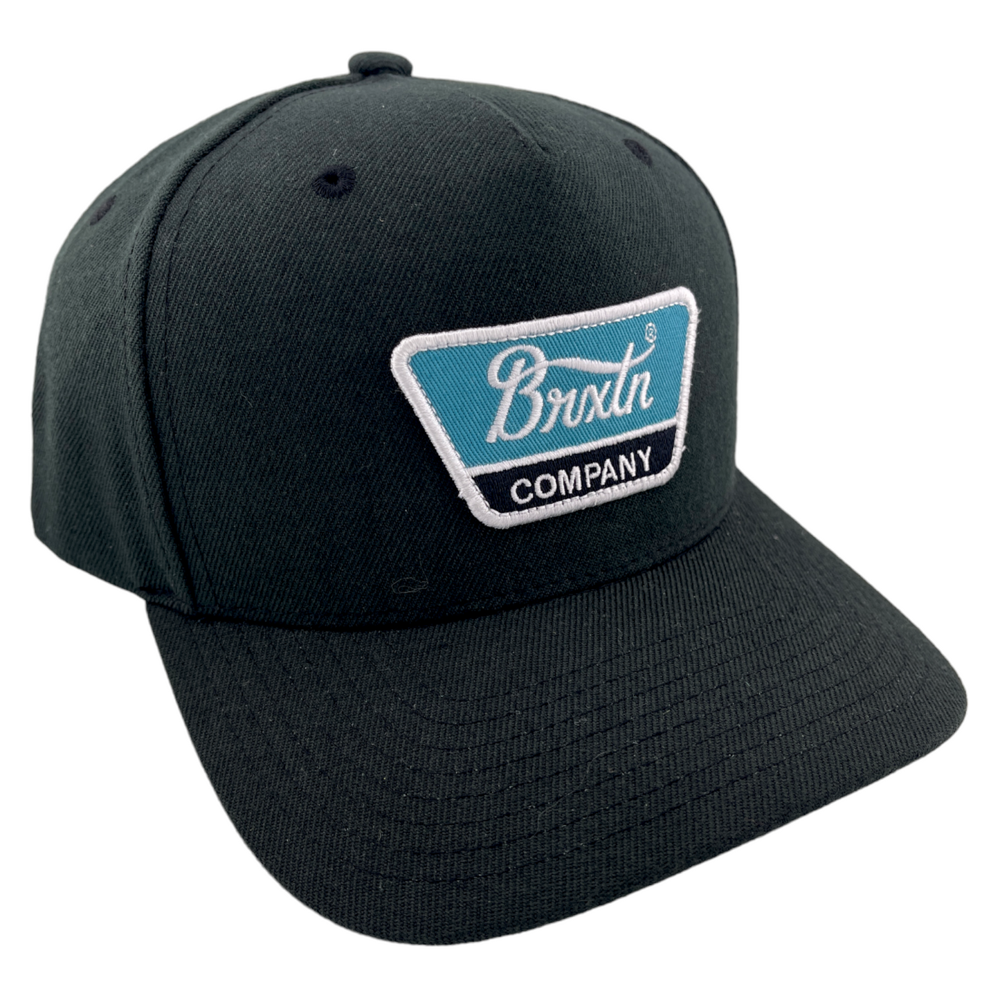 NEW Brixton Company Linwood Logo C MP Black Snapback Adjustable Hat Cap NWT