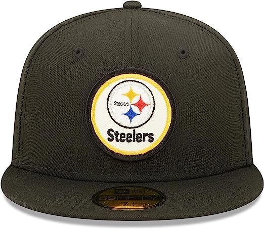 New Era Pittsburgh Steelers 2022 Sideline NFL Historic Logo 59FIFTY Fitted Hat Cap