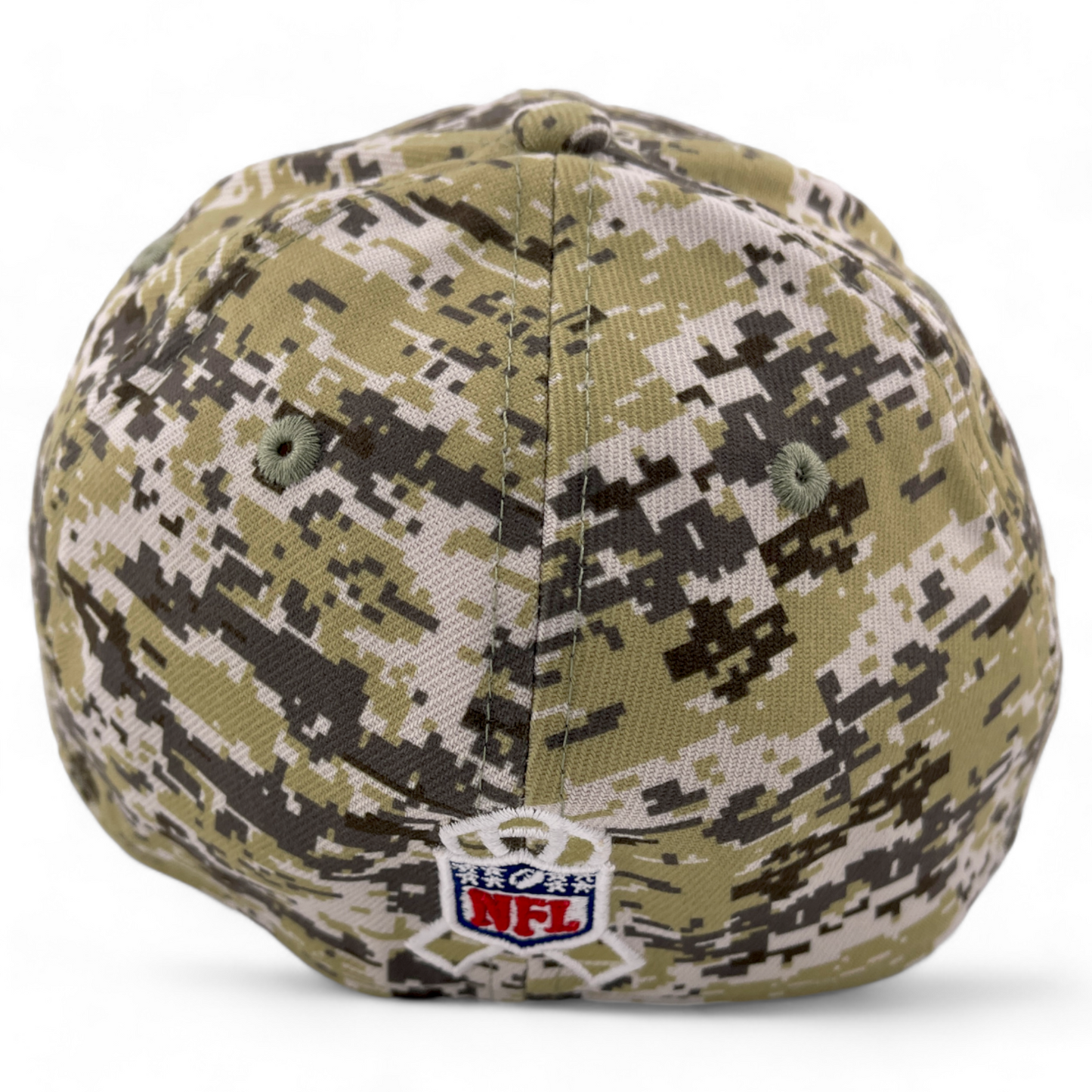 New Era Los Angeles Rams 2023 Salute to Service Camo NFL 39Thirty Flex Fit Hat Cap