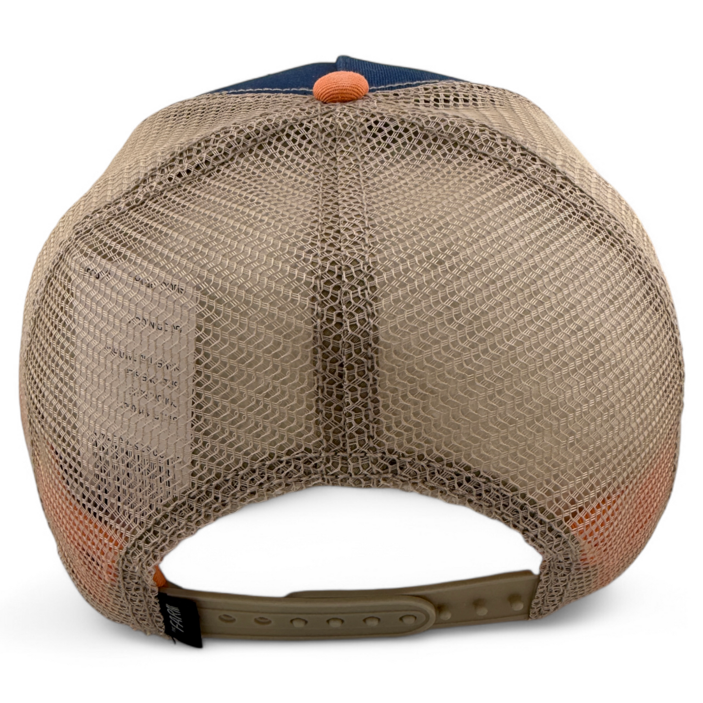 Goorin Bros The Panther The Farm Peach/Blue Trucker Adjustable Snapback Hat Cap