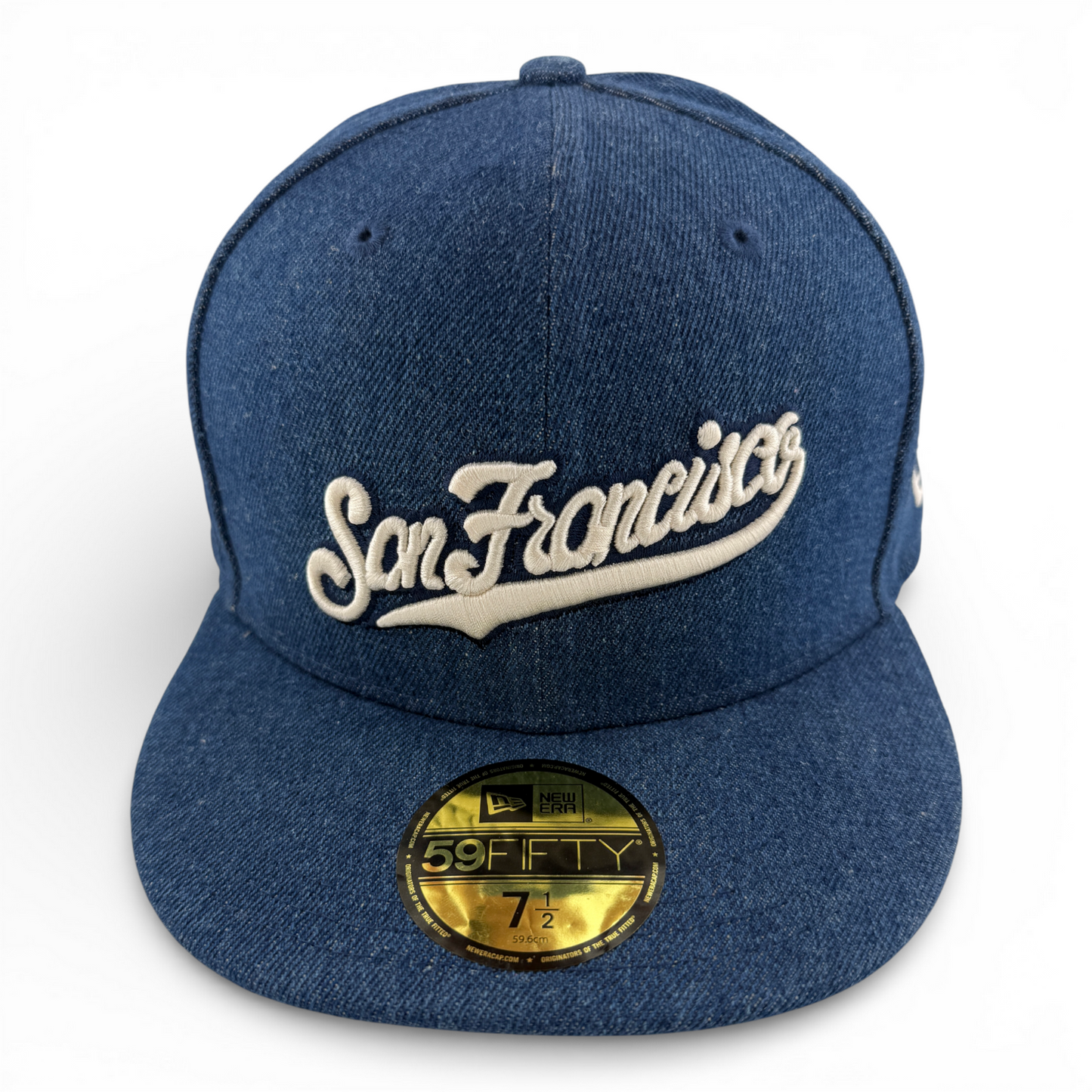 New Era San Francisco Giants MLB Denim 2007 Allstar Game 59FIFTY Fitted Hat Cap
