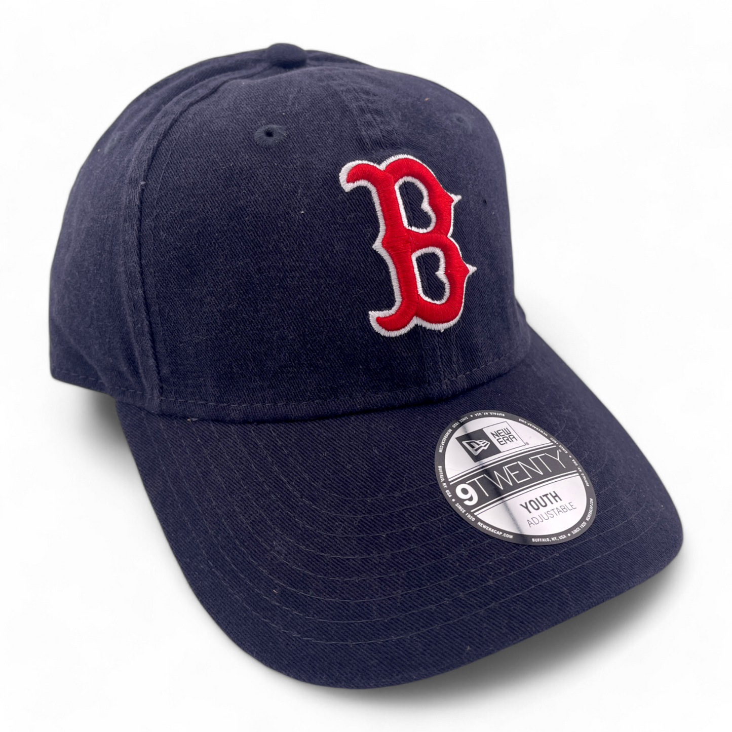 New Era Boston Red Sox MLB Core Classic 9Twenty Adjustable Dad Hat Cap YOUTH