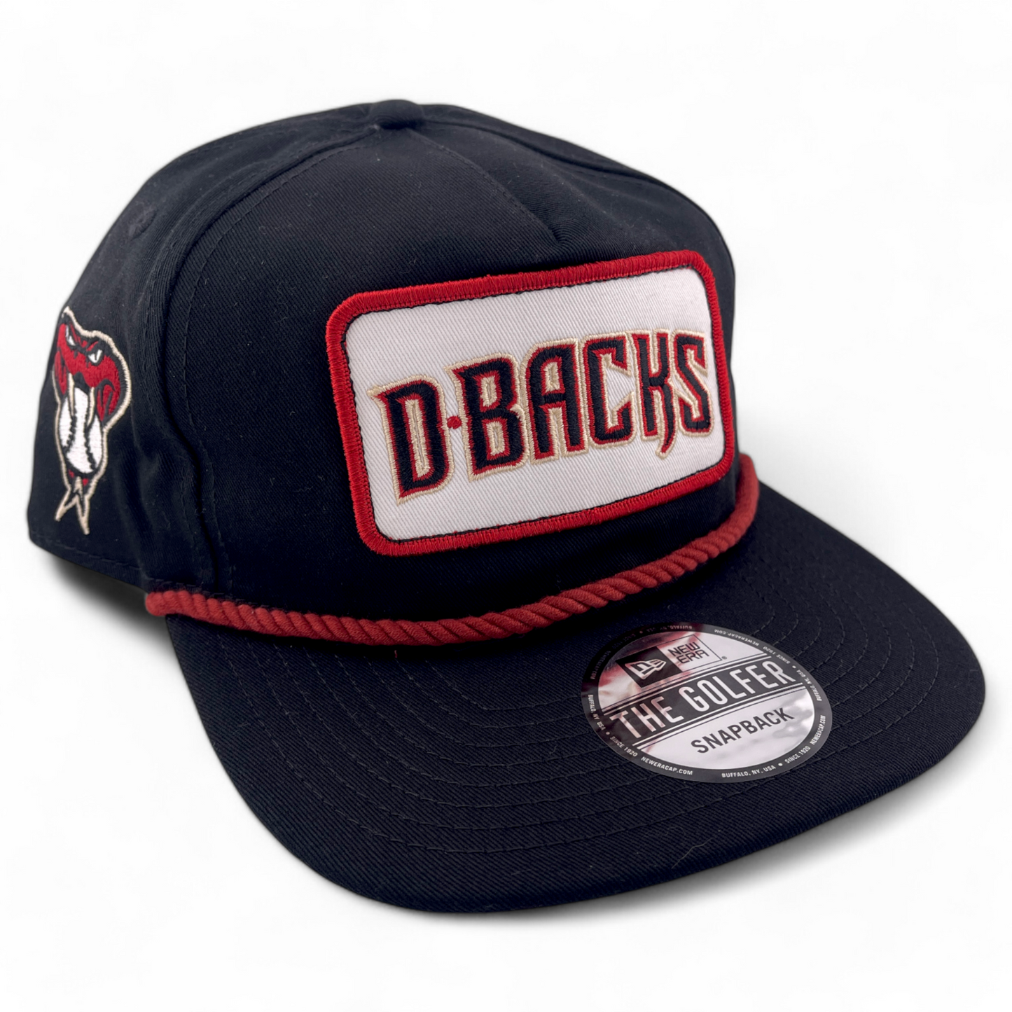 New Era Arizona Diamondbacks The Golfer Patch A-Frame Snapback Adjustable Hat