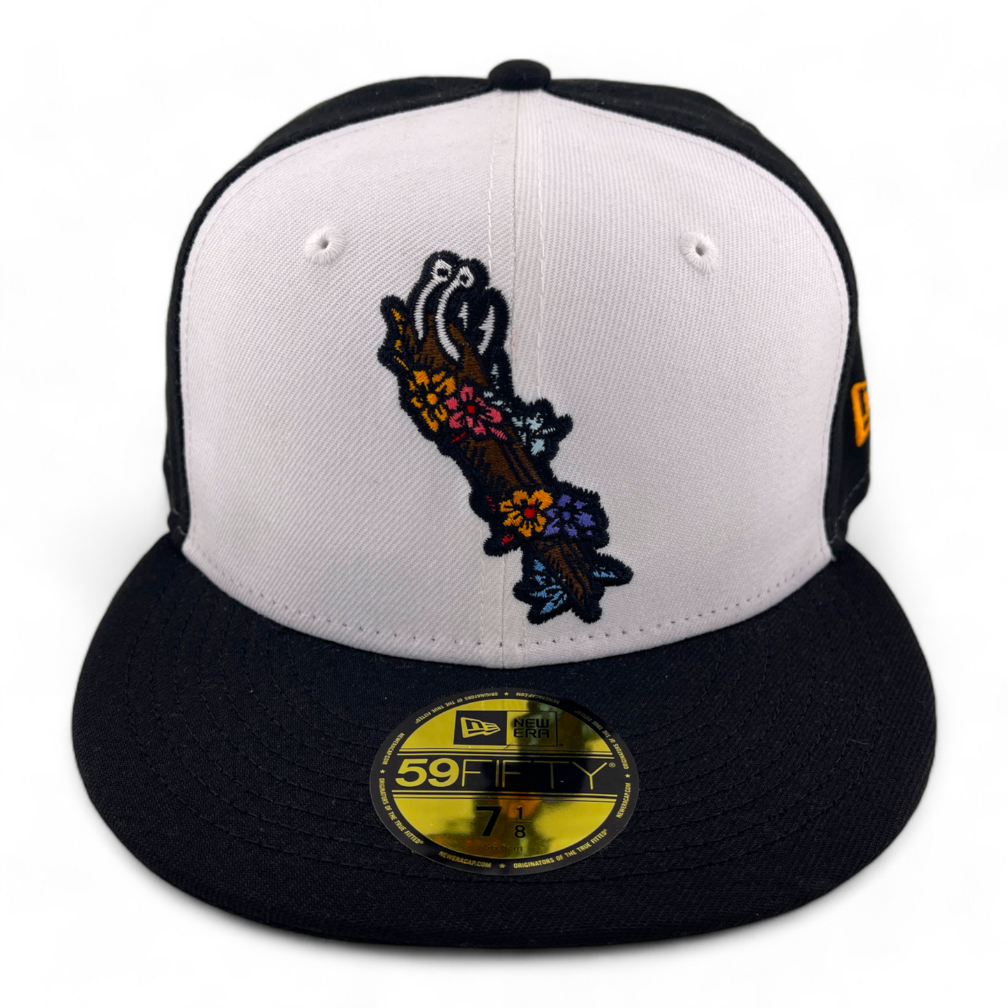 New Era Corpus Christi Hooks MiLB Dia De Los Pack White 59Fifty Fitted Hat Cap