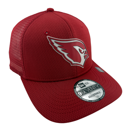 New Era Arizona Cardinals Rubber Patch Trucker 9Seventy Snapback Adjustable Hat