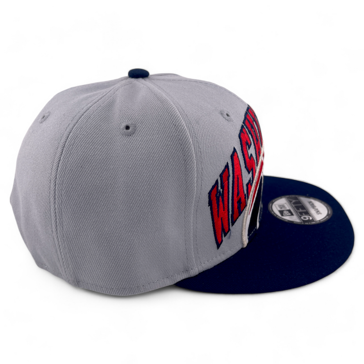 New Era Washington Wizards NBA 2023 Tip-Off Grey Logo 9Fifty Snapback Hat Cap