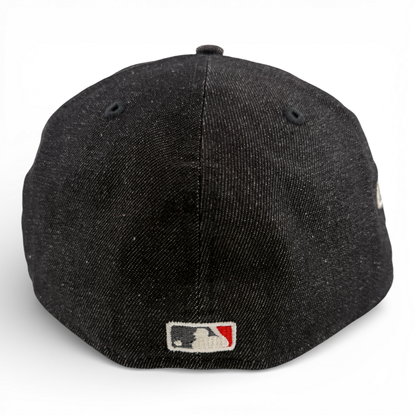 New Era Cleveland Guardians MLB Progressive Black Denim 59Fifty Fitted Hat Cap