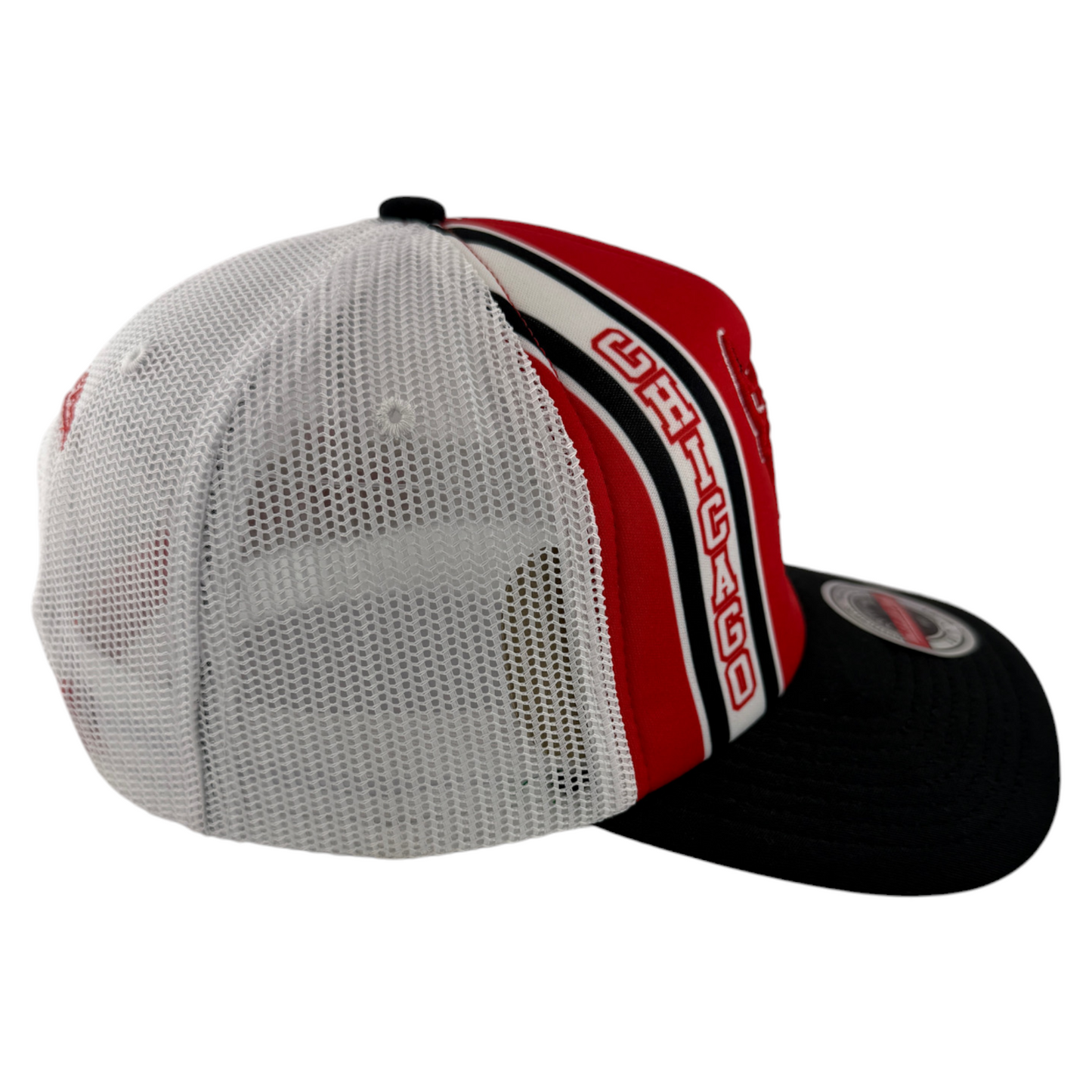 Mitchell & Ness Chicago Bulls NBA Foam Trucker Snapback Adjustable Fit Hat Cap