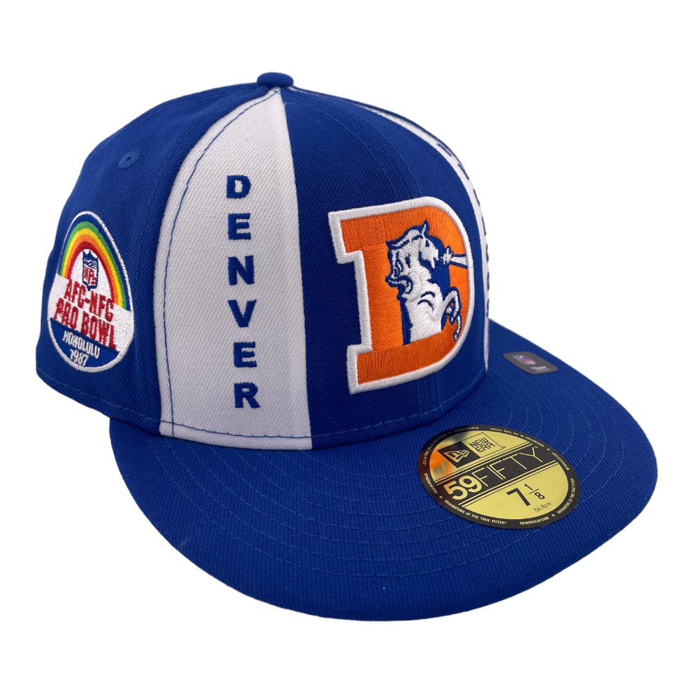 New Era Denver Broncos Pro Image 2022 Pinwheel Side Patch 59FIFTY Fitted Hat Cap