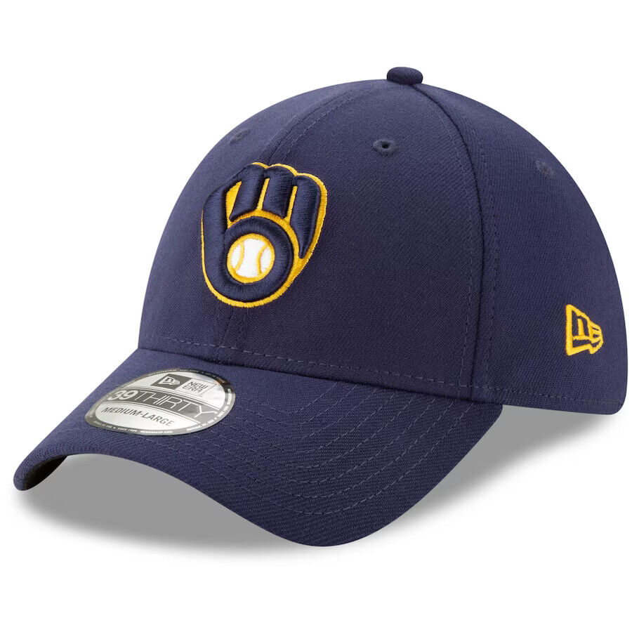 New Era Milwaukee Brewers Alternate MLB Team Classic 39Thirty Stretch Fit Hat Cap