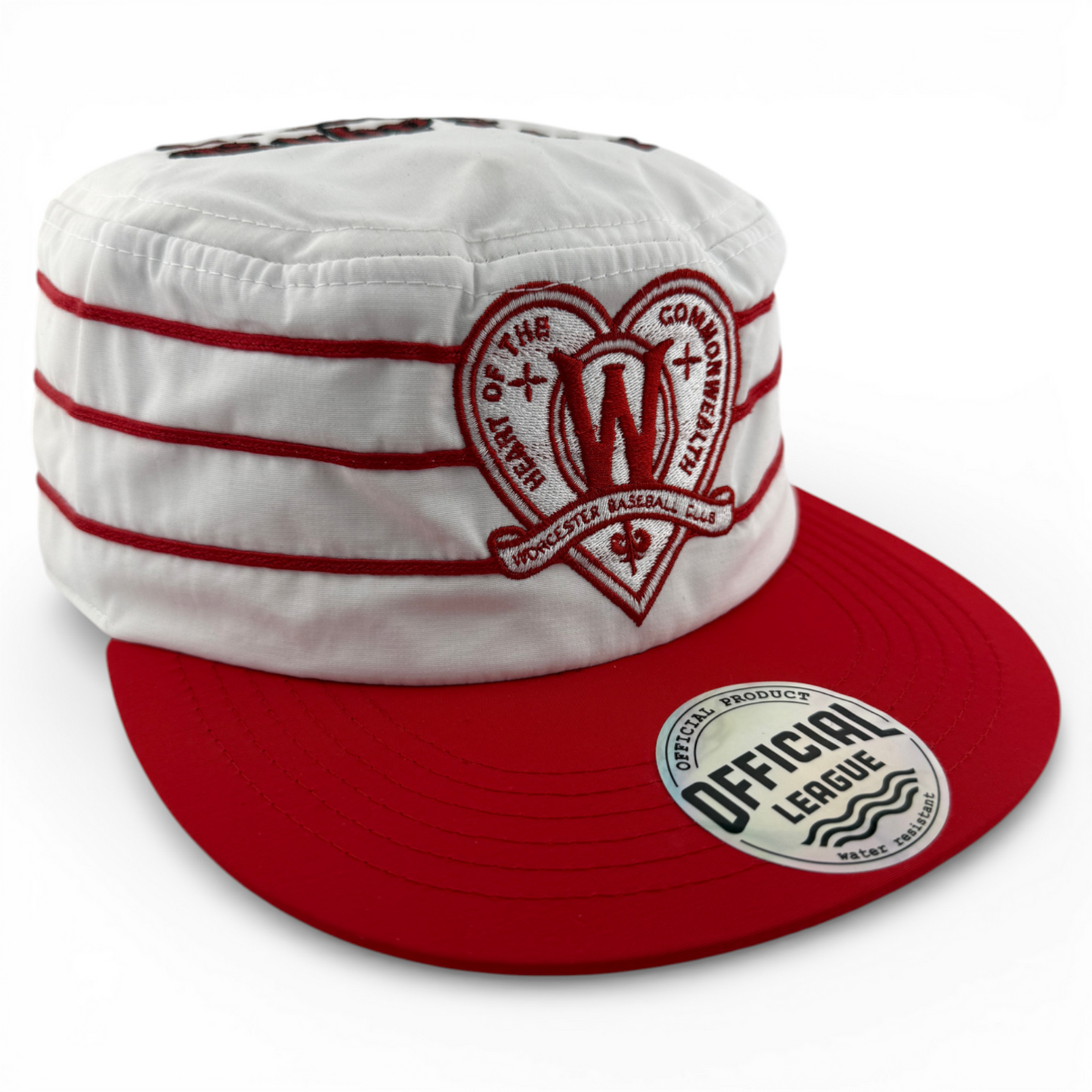 Worcester Red Sox WooSox Ruby Legs Pillbox Painters Pill Snapback Adjustable Hat