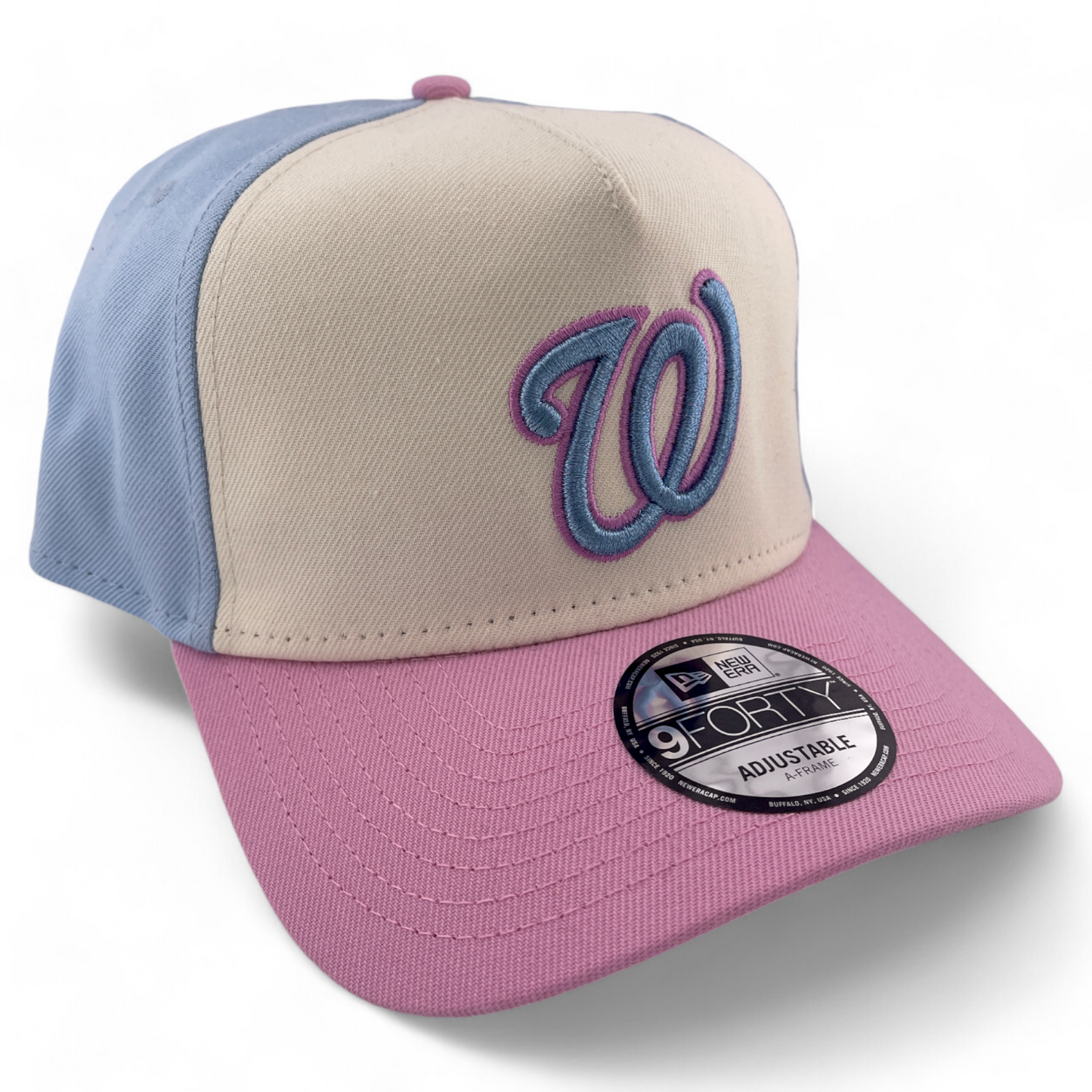 New Era Washington Nationals MLB Pastel Color Pack 9FORTY A-Frame Snapback Hat