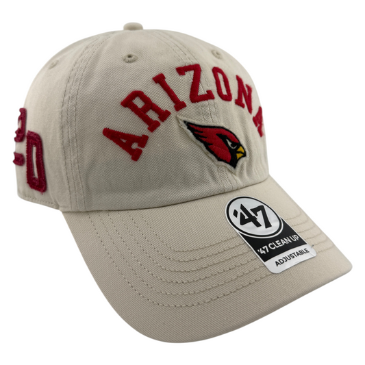 '47 Brand Arizona Cardinals NFL Sandstorm Khaki Tan Clean Up Adjustable Hat Cap