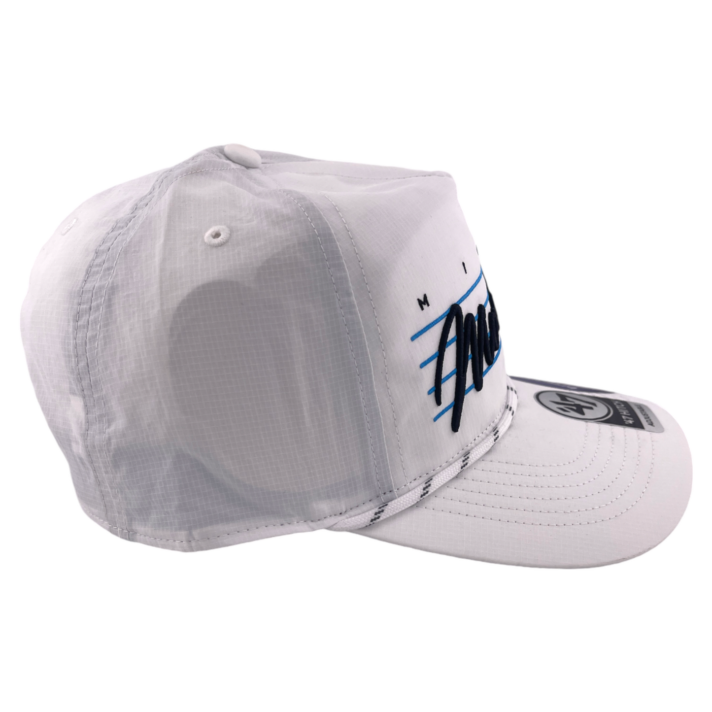 '47 Brand Miami Marlins MLB Downburst brrr Hitch A-Frame Snapback Adjustable Hat