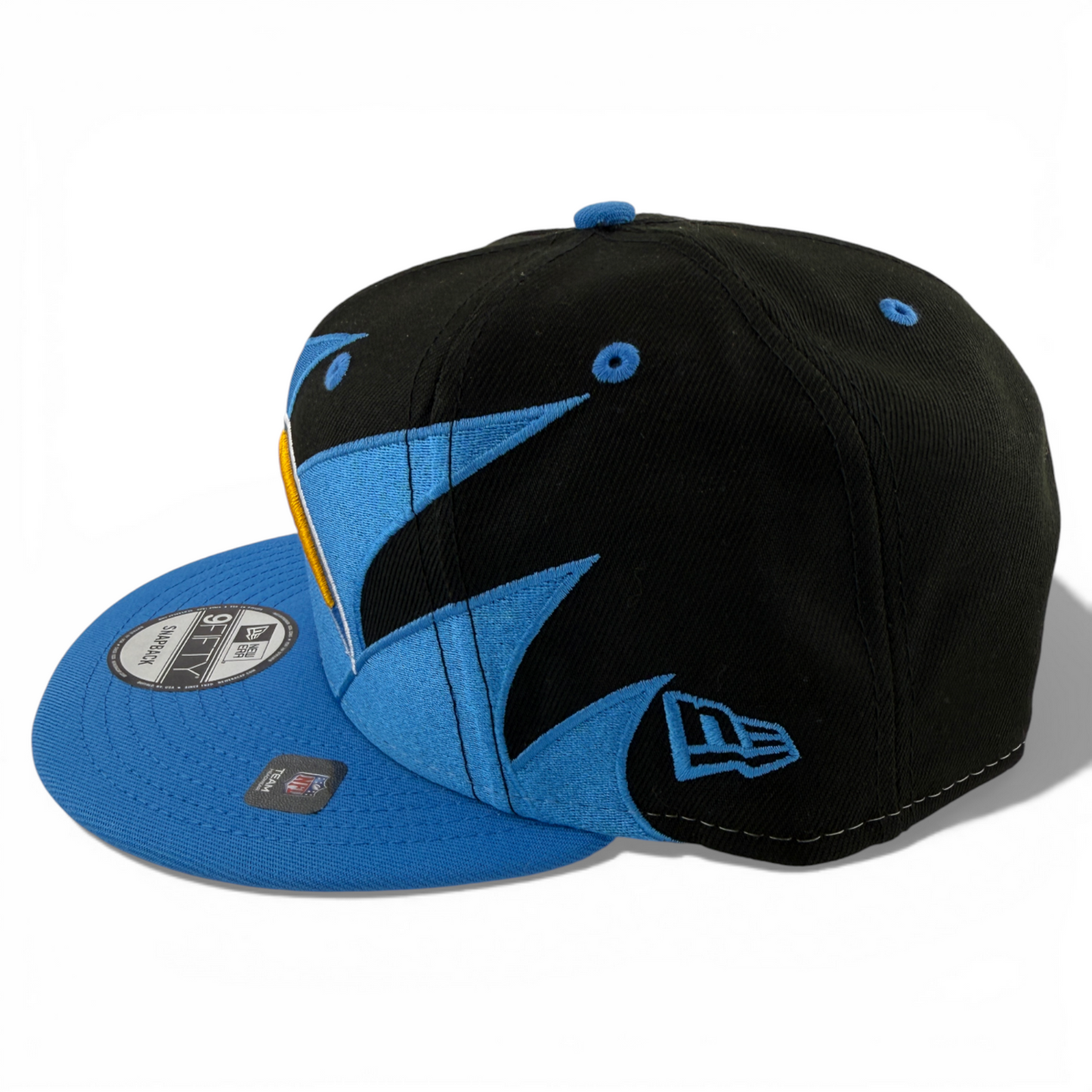 New Era Los Angeles Chargers NFL Retro Wave Sharktooth Neon 9Fifty Snapback Hat