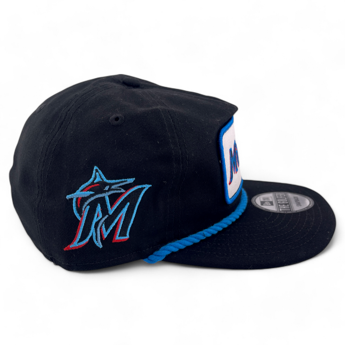 New Era Miami Marlins MLB The Golfer Patch A-Frame Snapback Adjustable Hat Cap