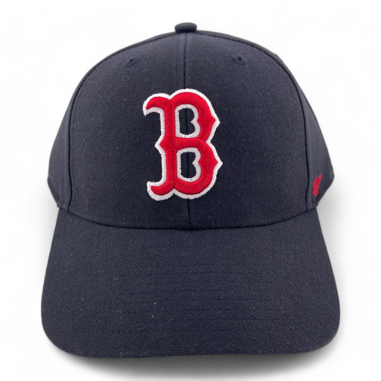 '47 Brand Boston Red Sox MLB Navy Blue Gray UV Red Logo MVP Adjustable Hat Cap