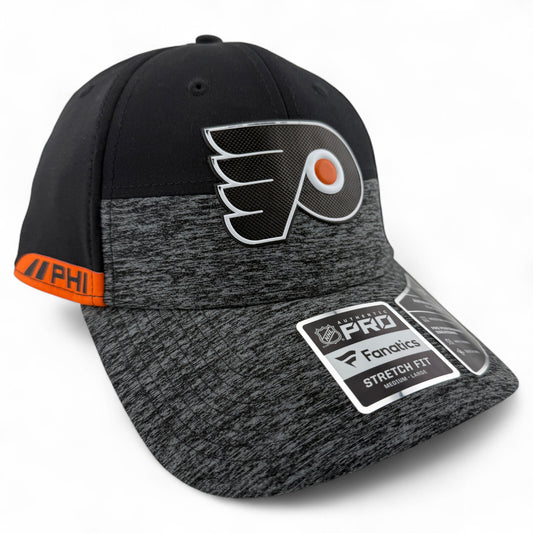 Fanatics Philadelphia Flyers NHL Locker Authentic Pro Series Stretch Fit Hat M/L
