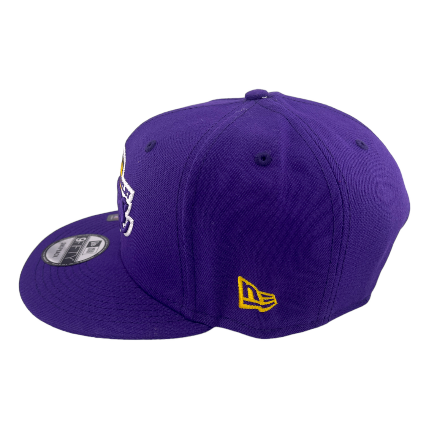 New Era Los Angeles Lakers Back Half 75th Purple/Grey UV NBA 9FIFTY Snapback Hat Cap