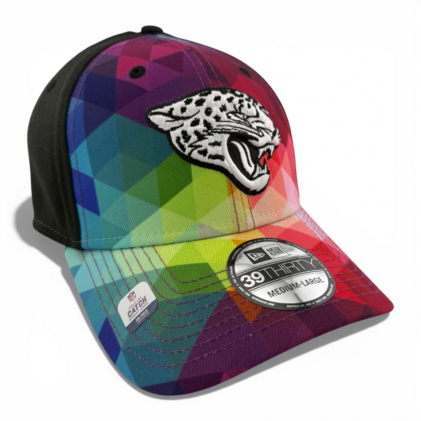 New Era Jacksonville Jaguars NFL 2023 Crucial Catch 39Thirty Flex Fit Hat Cap