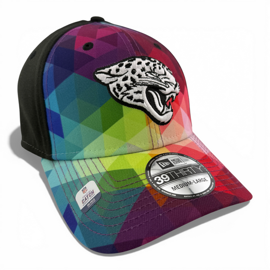 New Era Jacksonville Jaguars NFL 2023 Crucial Catch 39Thirty Flex Fit Hat Cap