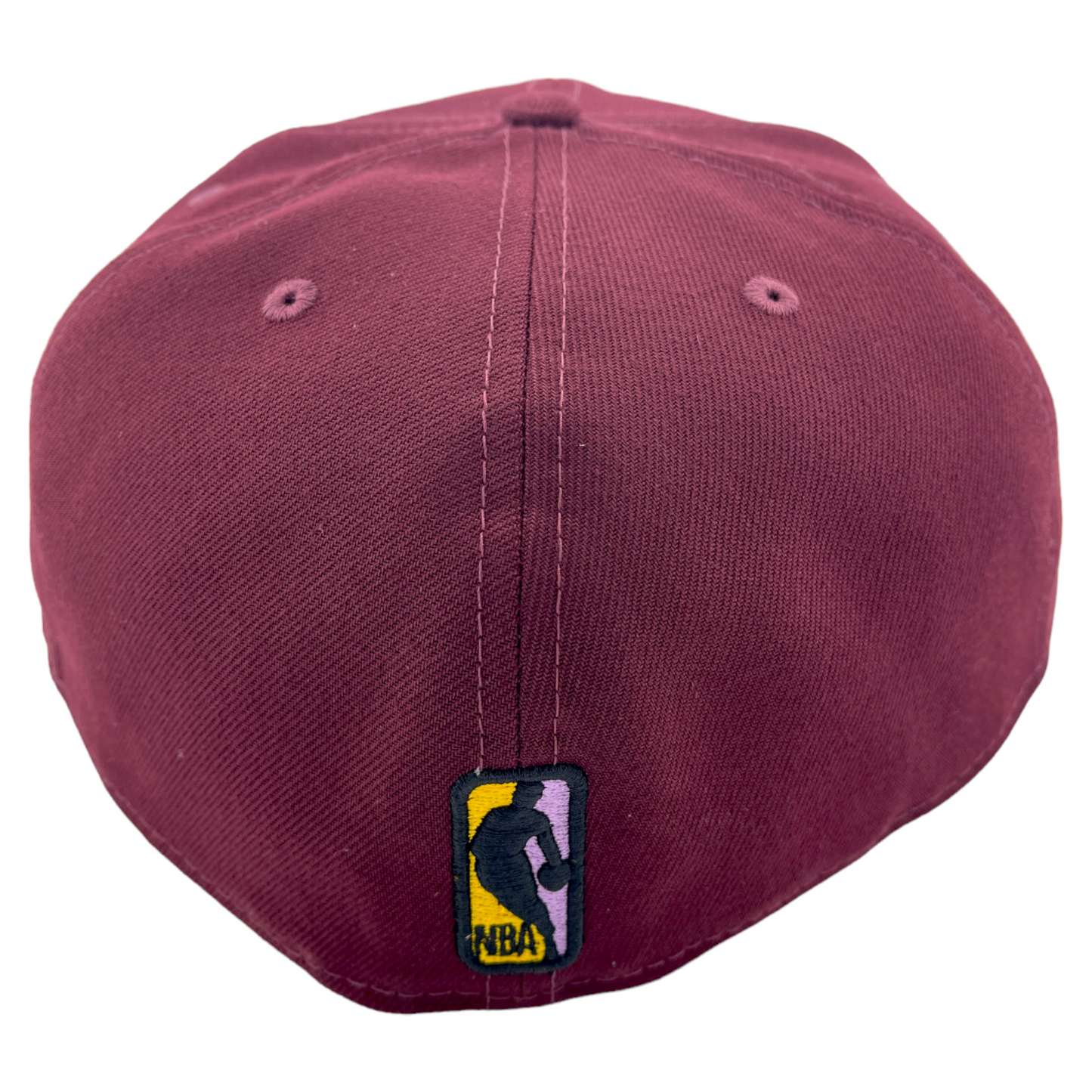 New Era Toronto Raptors Retro Logo NBA Burgundy/Pink UV 59Fifty Fitted Hat Cap