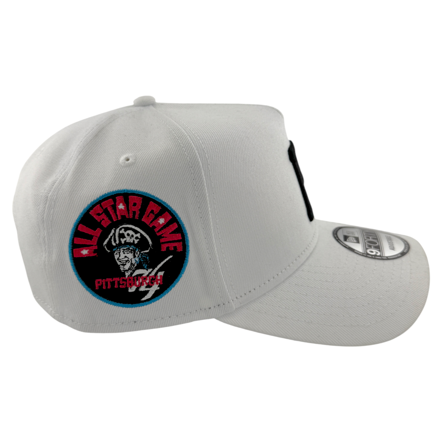 New Era Pittsburgh Pirates MLB White Tropical UV 9FORTY A-Frame Snapback Hat Cap