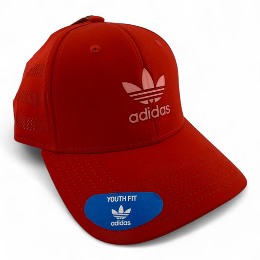 Adidas Originals Beacon Street Sport Red Adjustable Snapback Cap Hat Child Youth