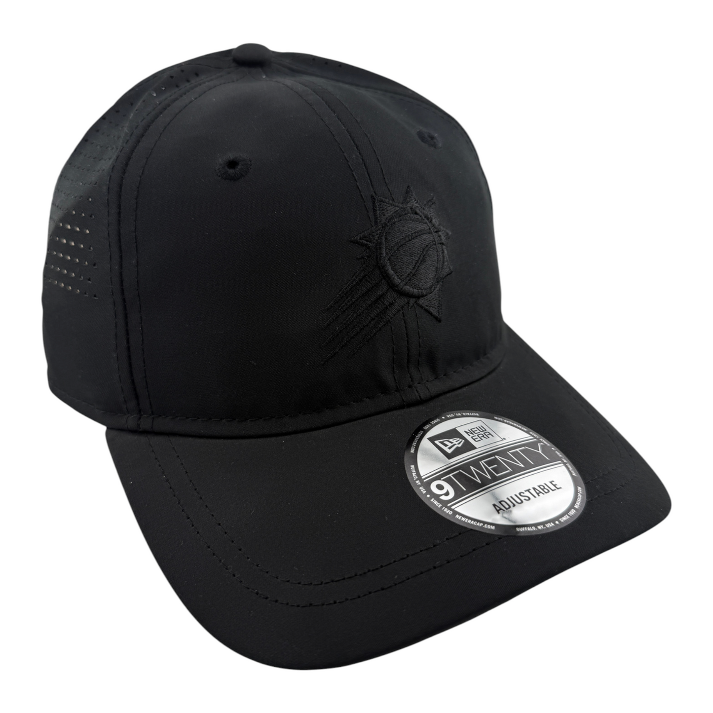 New Era Phoenix Suns NBA Black on Black Active 9Twenty Adjustable Dad Hat Cap
