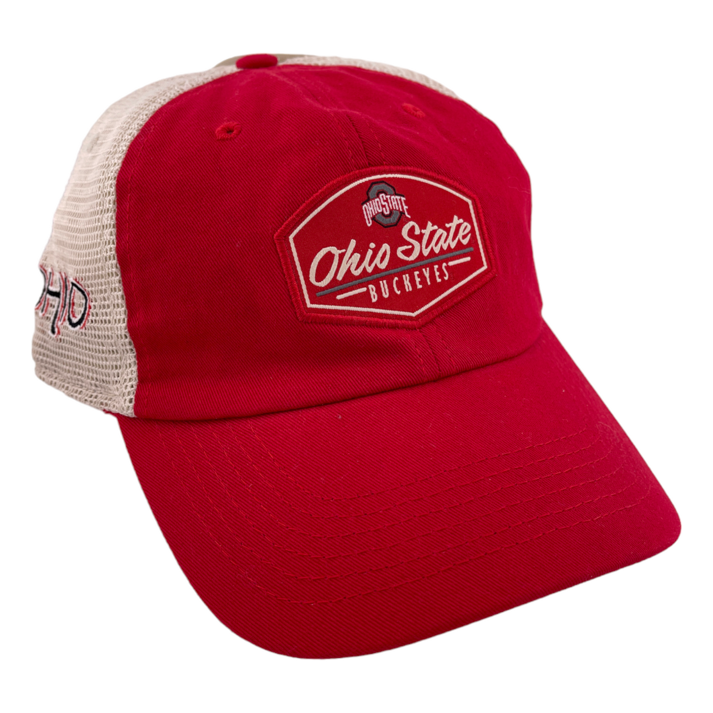 Ohio State University Buckeyes NCAA Wickler Mesh Back Trucker Adjustable Hat Cap