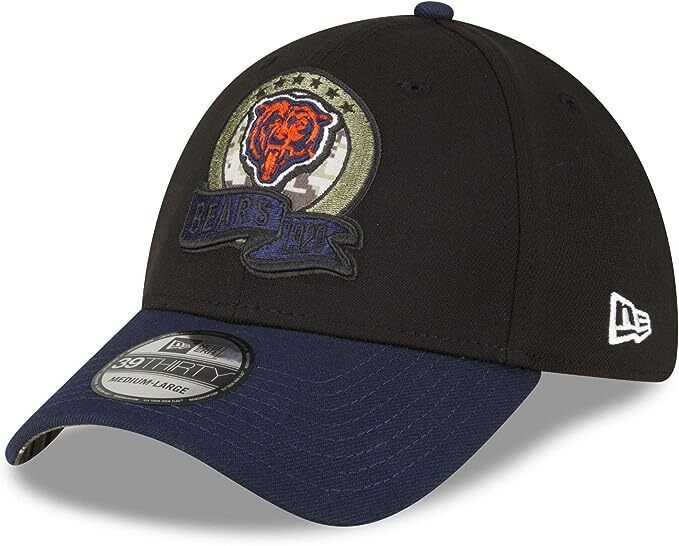 New Era Chicago Bears NFL 2022 Salute to Service 39Thirty Hat Cap