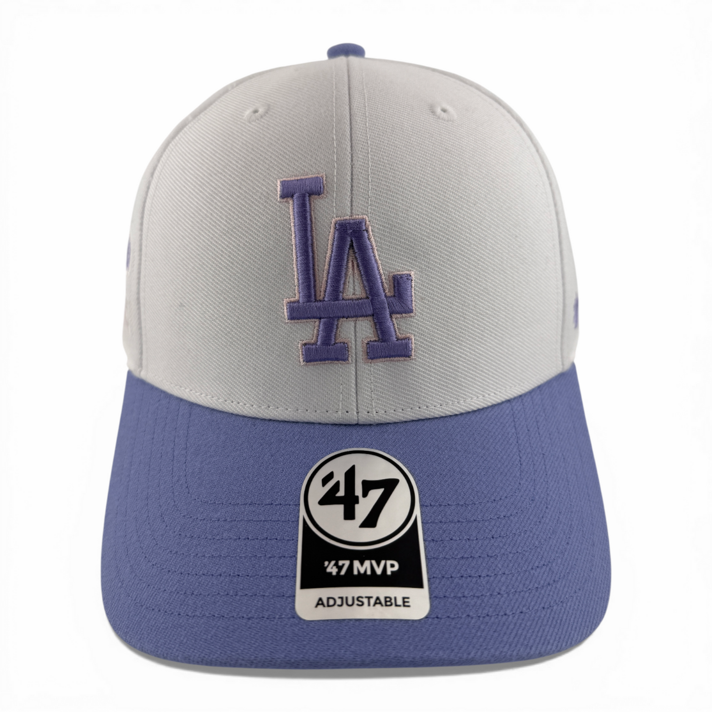 '47 Brand Los Angeles Dodgers MLB Lavender Purple MVP Snapback Adjustable Hat