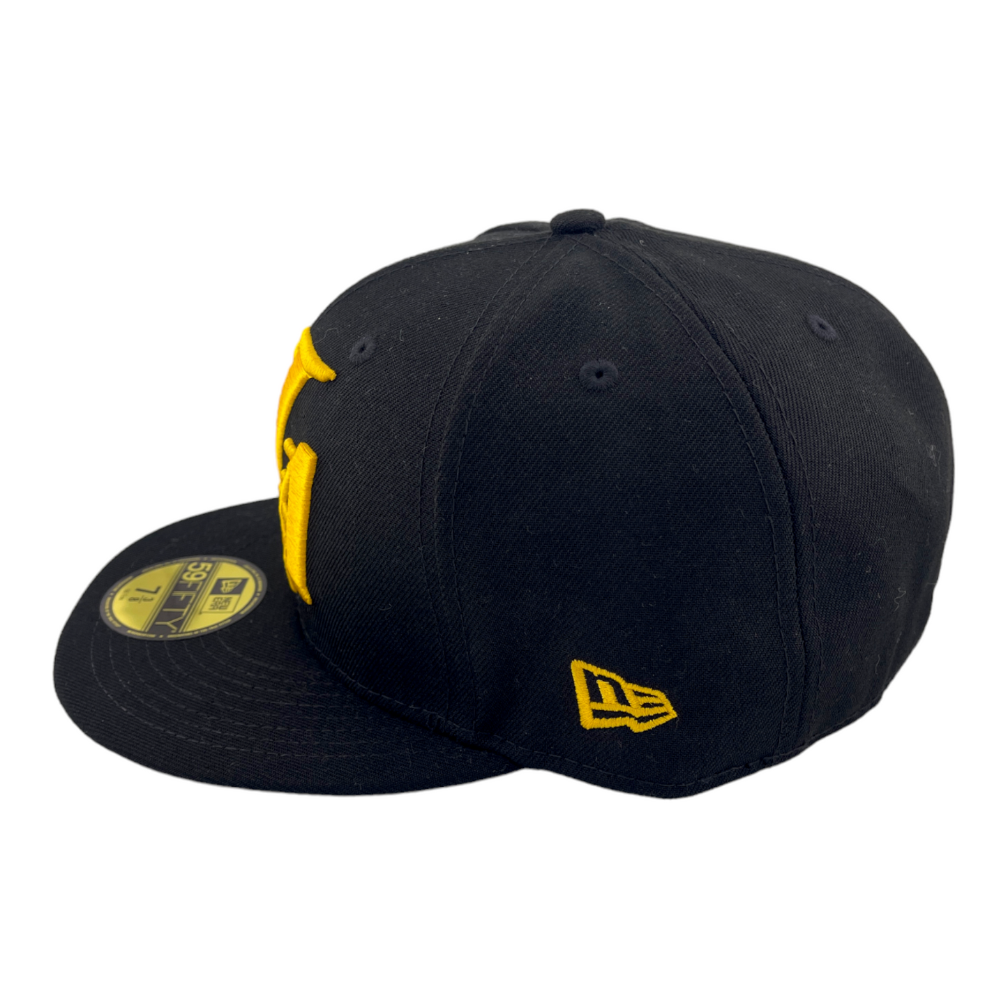 New Era Los Angeles Lakers Alternate Logo Black/Logo UV NBA 59Fifty Fitted Hat Cap