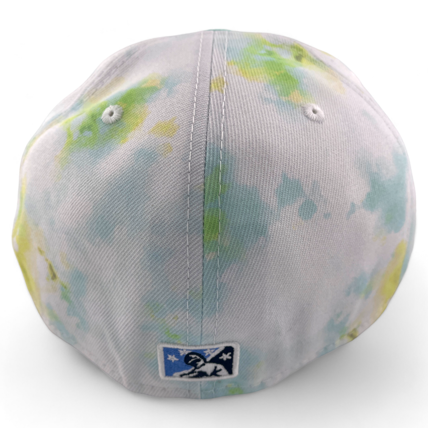 New Era Corpus Christi Hooks MiLB Tie Dye Yellow/Blue 59Fifty Fitted Hat Cap