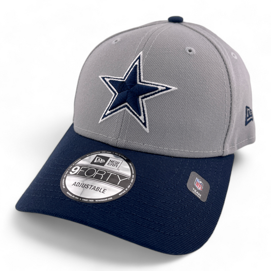 New Era Dallas Cowboys NFL The League Grey/Navy Blue 9Forty Adjustable Hat Cap