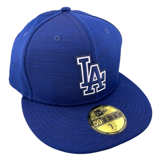 New Era Los Angeles Dodgers 2023 Clubhouse Blue/Grey UV MLB 59FIFTY Fitted Hat Cap