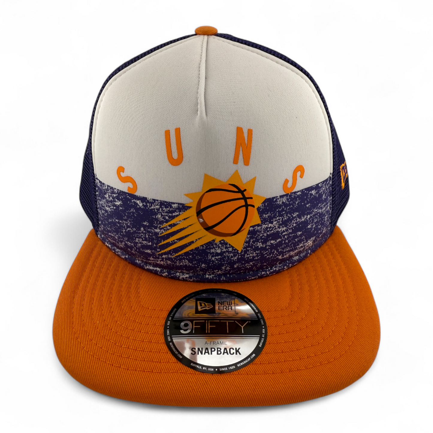 New Era Phoenix Suns NBA Gameday Foam Trucker Mesh Back 9Fifty Snapback Hat Cap