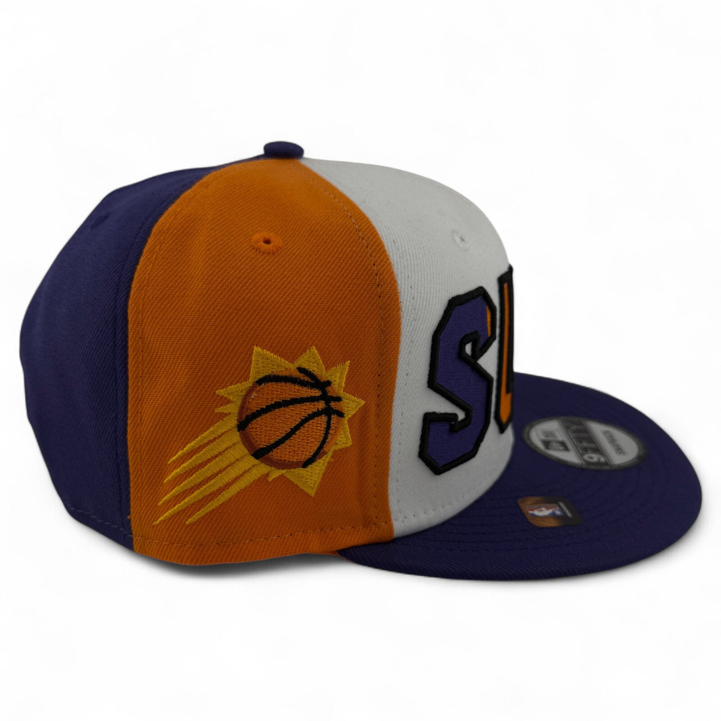New Era Phoenix Suns NBA 2023 Back Half Black/Green 9Fifty Snapback Hat Cap
