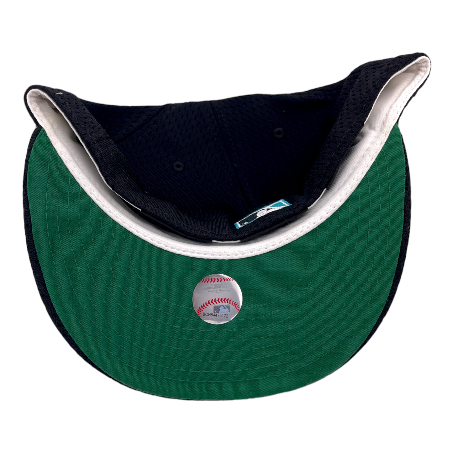 New Era Miami Marlins 90s Throwback Mesh Patch Black/Green UV 59FIFTY Fitted Hat Cap