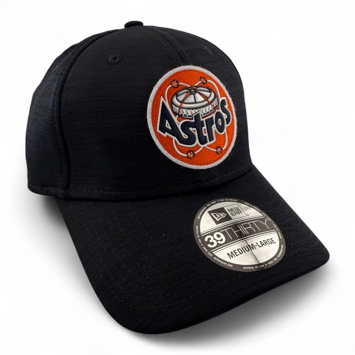 New Era Houston Astros MLB 2023 Clubhouse Alt Navy 39Thirty Flex Fit Hat Cap