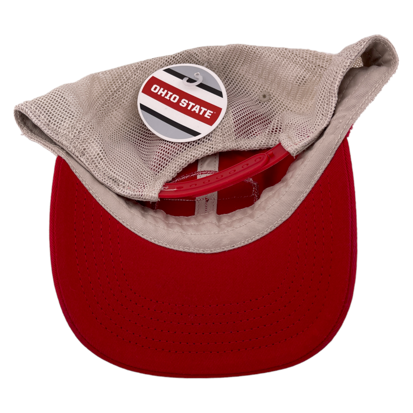 Ohio State University Buckeyes NCAA Wickler Mesh Back Trucker Adjustable Hat Cap