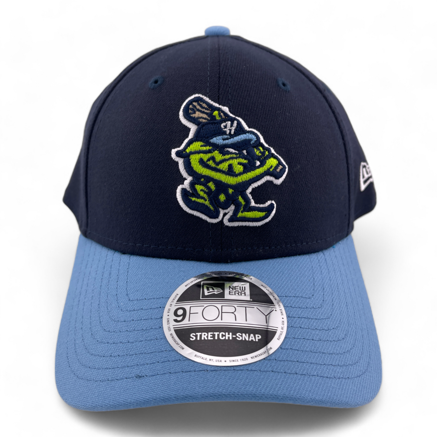 New Era Hillsboro Hops MiLB Theme Night Blue 9FORTY Stretch-Snap Back Hat Cap