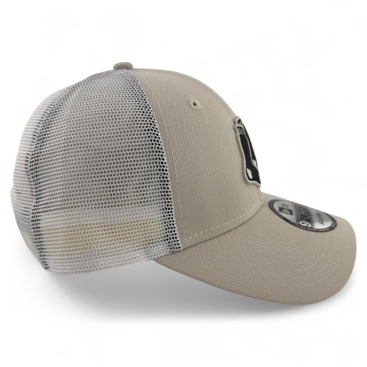 New Era Boston Red Sox MLB Stone Mesh Back Trucker 9Forty Snapback Adjustable