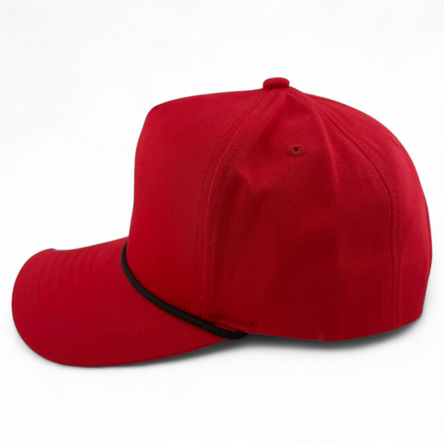 NWT Fox Racing Fox Head Logo Rope A-Frame Red Adjustable Snapback Hat Cap