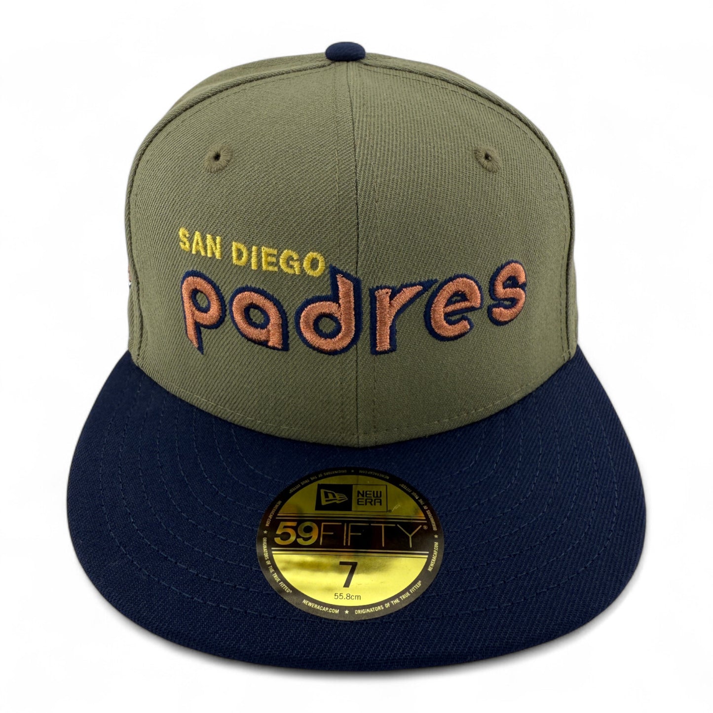 New Era San Diego Padres MLB Tropical Tree Pack Stadium 59FIFTY Fitted Hat Cap